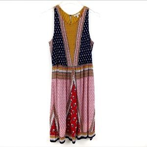 Patrons of Peace Patchwork Boho Peasant Dress